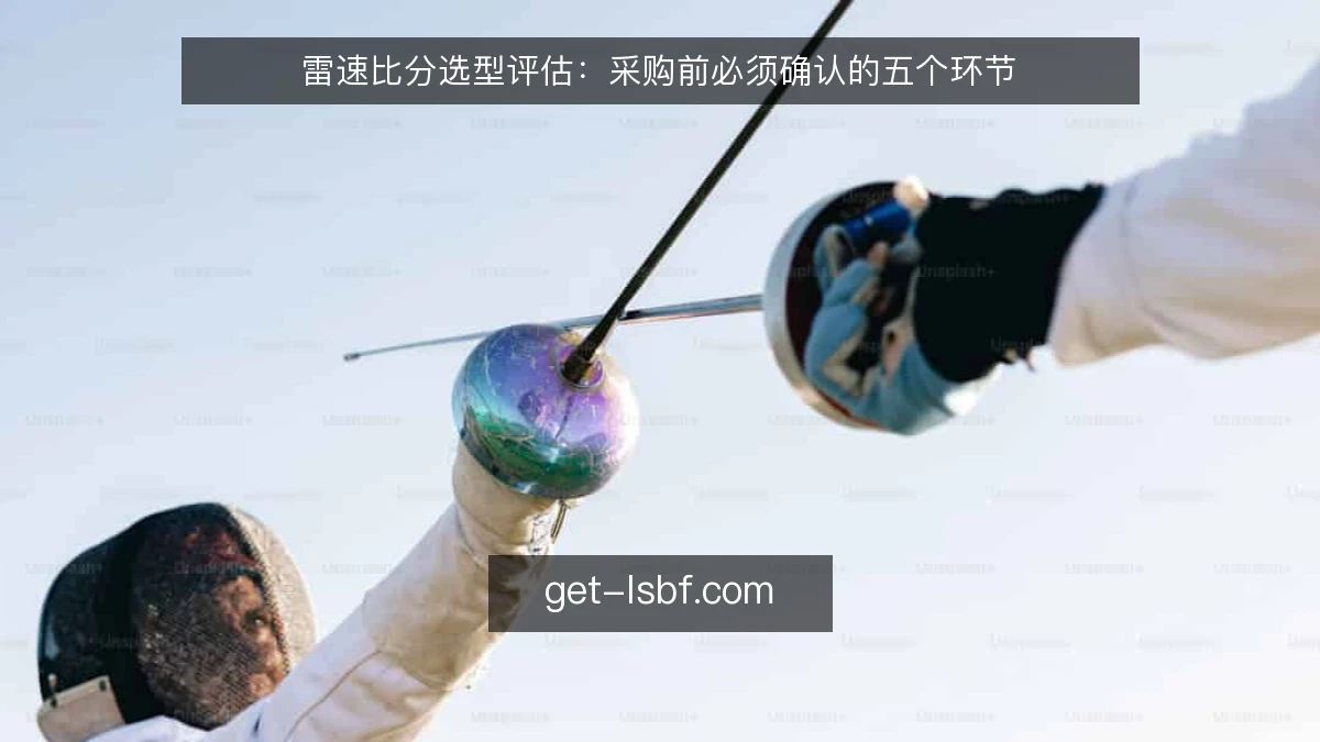 雷速比分选型评估：采购前必须确认的五个环节